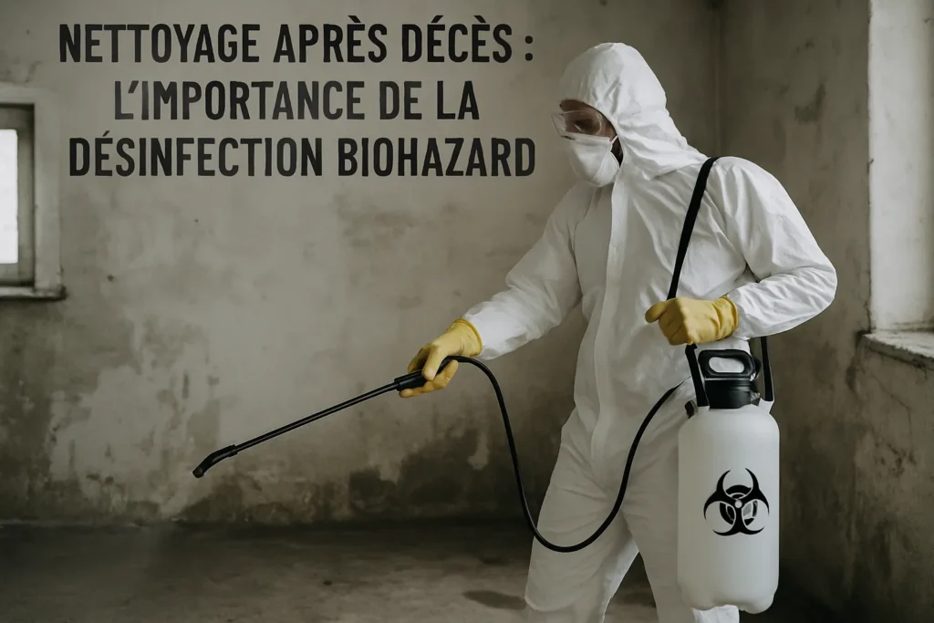 Nettoyage Après Décès : L'Importance de la Désinfection Biohazard